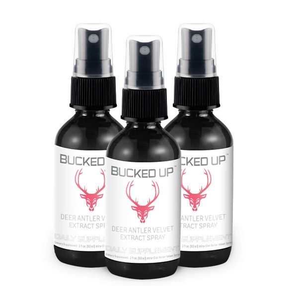 Bucked Up Pre Workout by DAS LABS Deer Antler Spray