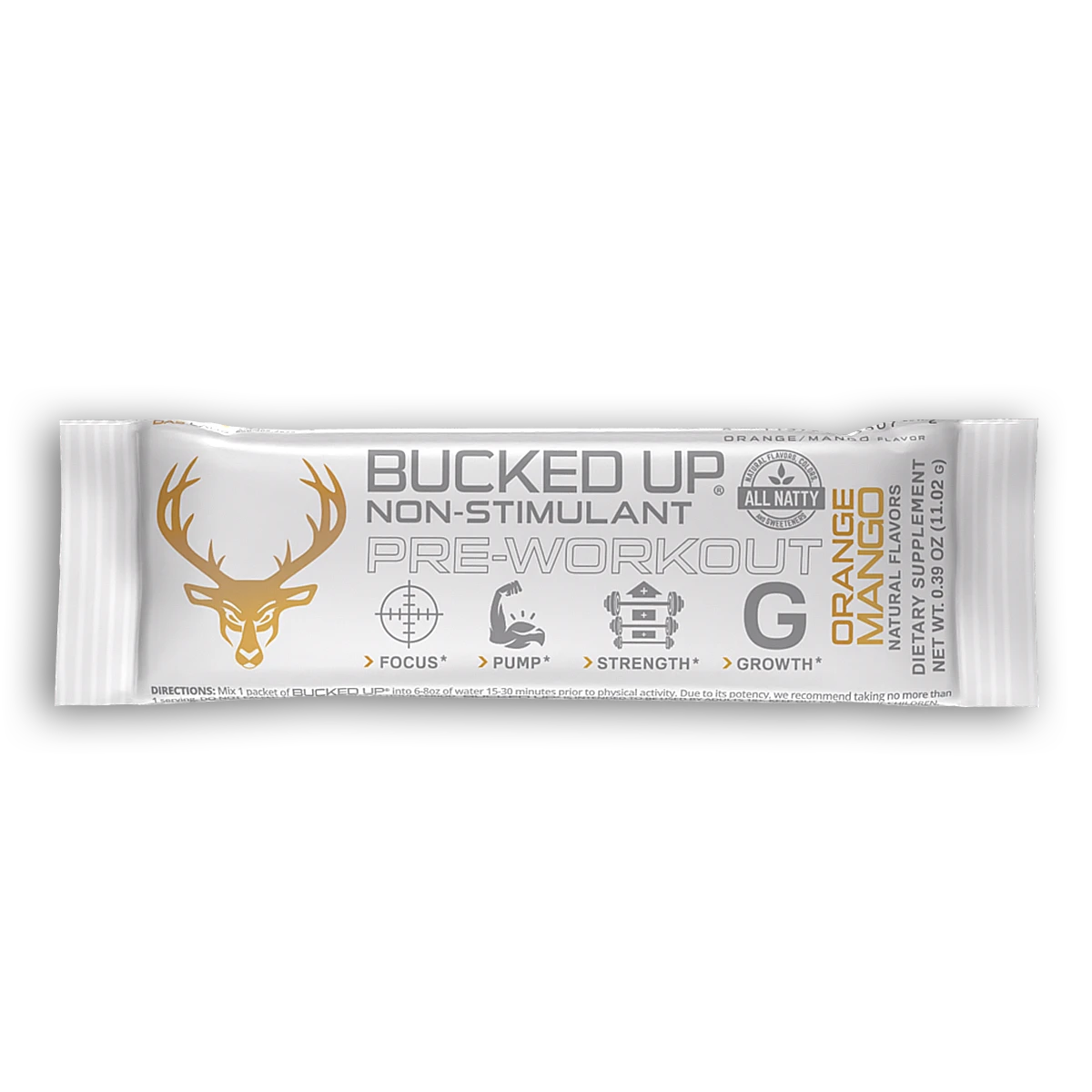 A Bucked Up Shirt, Shaker Bottle, and 5 Stick Packs of our best sellin, bucked  up free samples