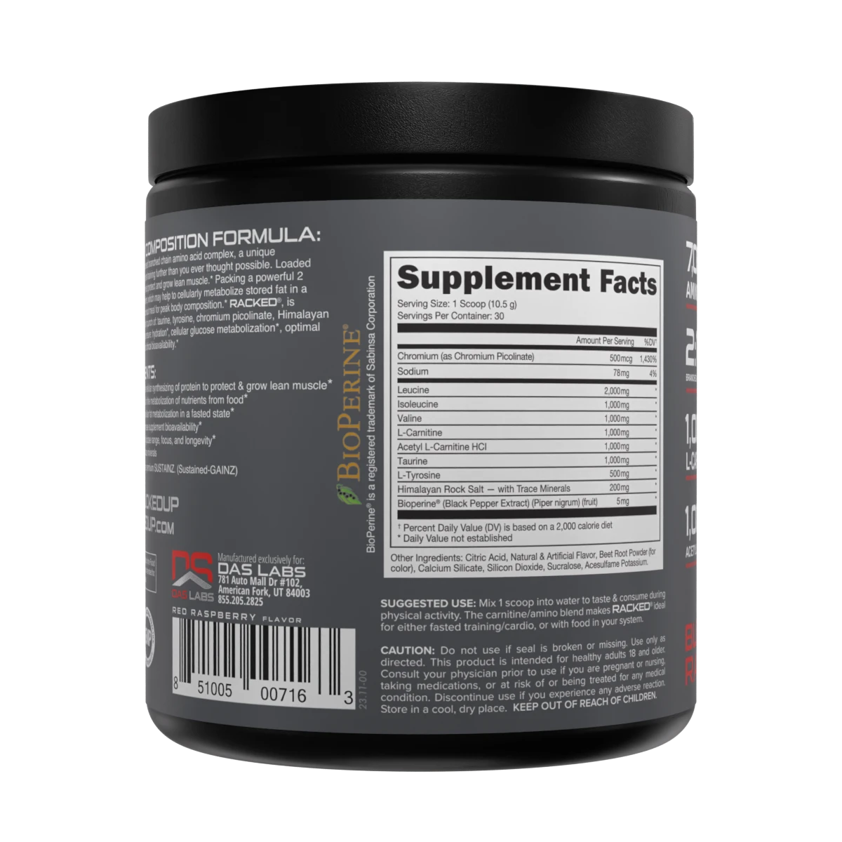 RACKED BCAA Supplement Bucked Up