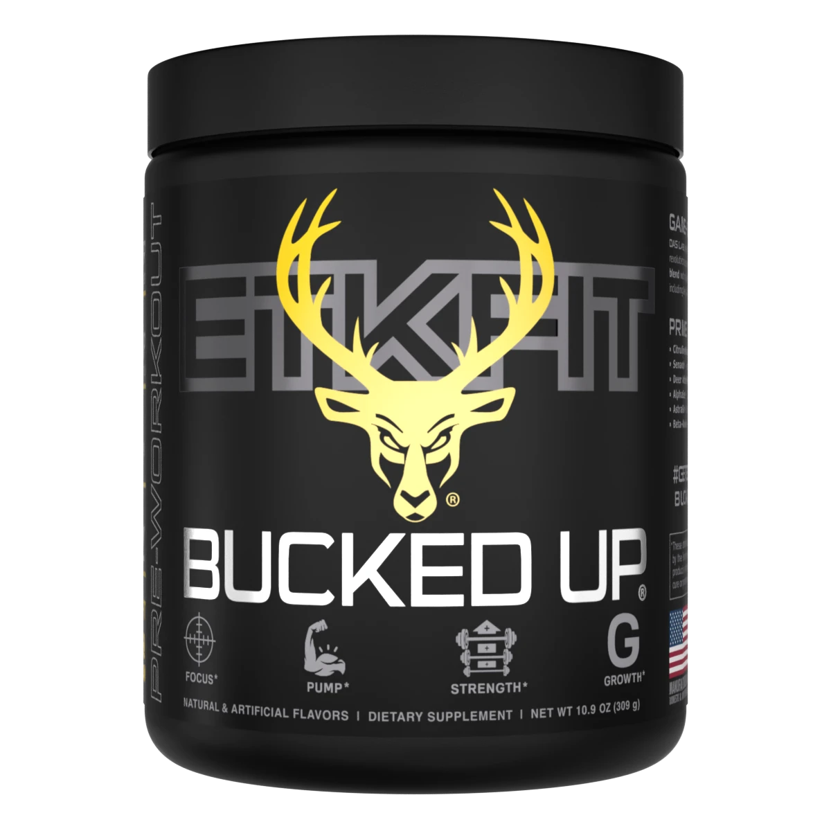 ETK Fit Pre Workout Mango Vanilla Ice Cream Bucked Up