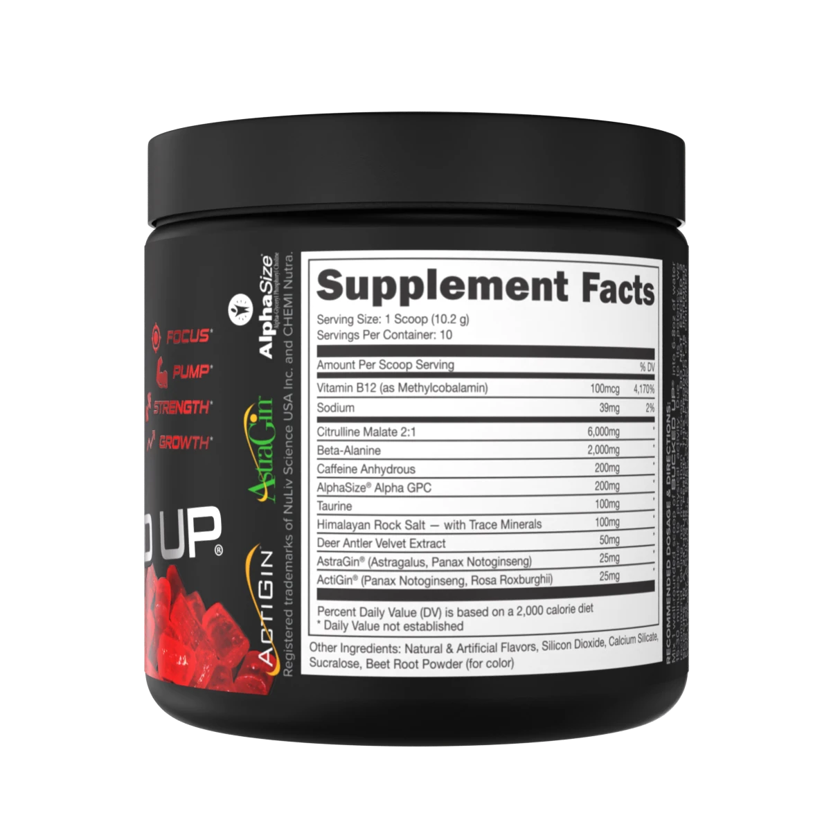 Candy Series PreWorkout Single Travel Tub Bucked Up