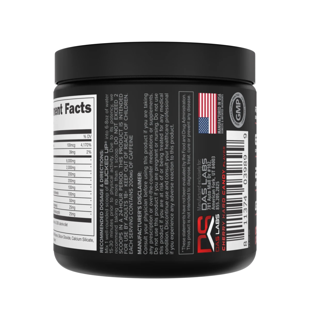 Candy Series PreWorkout Single Travel Tub Bucked Up