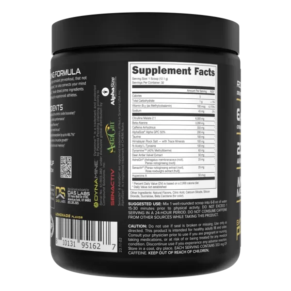 BAMF High Stimulant Nootropic PreWorkout Bucked Up