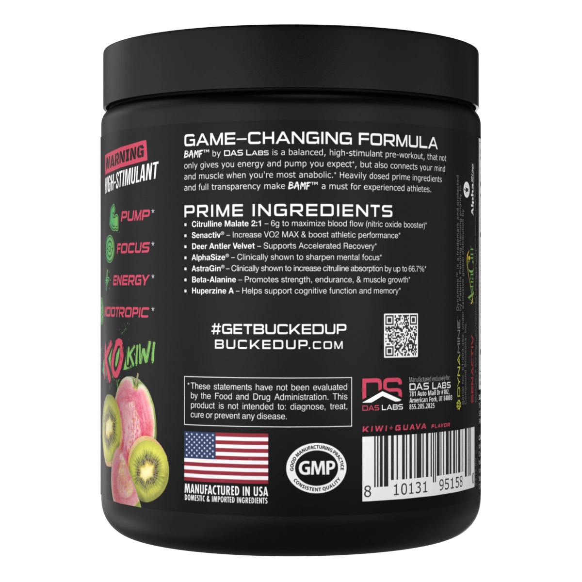 Bryce Hall PreWorkout KO KIWI Bucked Up