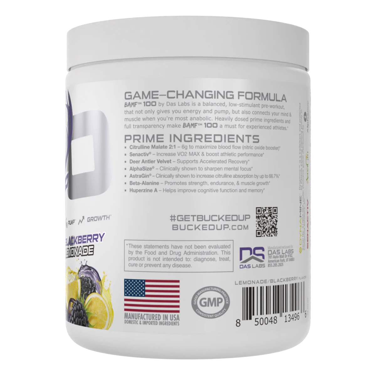 BAMF PreWorkout 100 Series Bucked Up