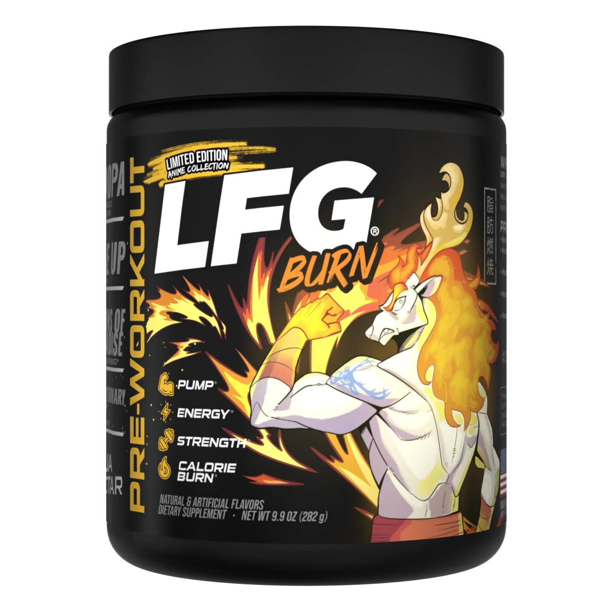 LFG Burn Best Thermogenic Pre Workout for Weight Loss Bucked Up